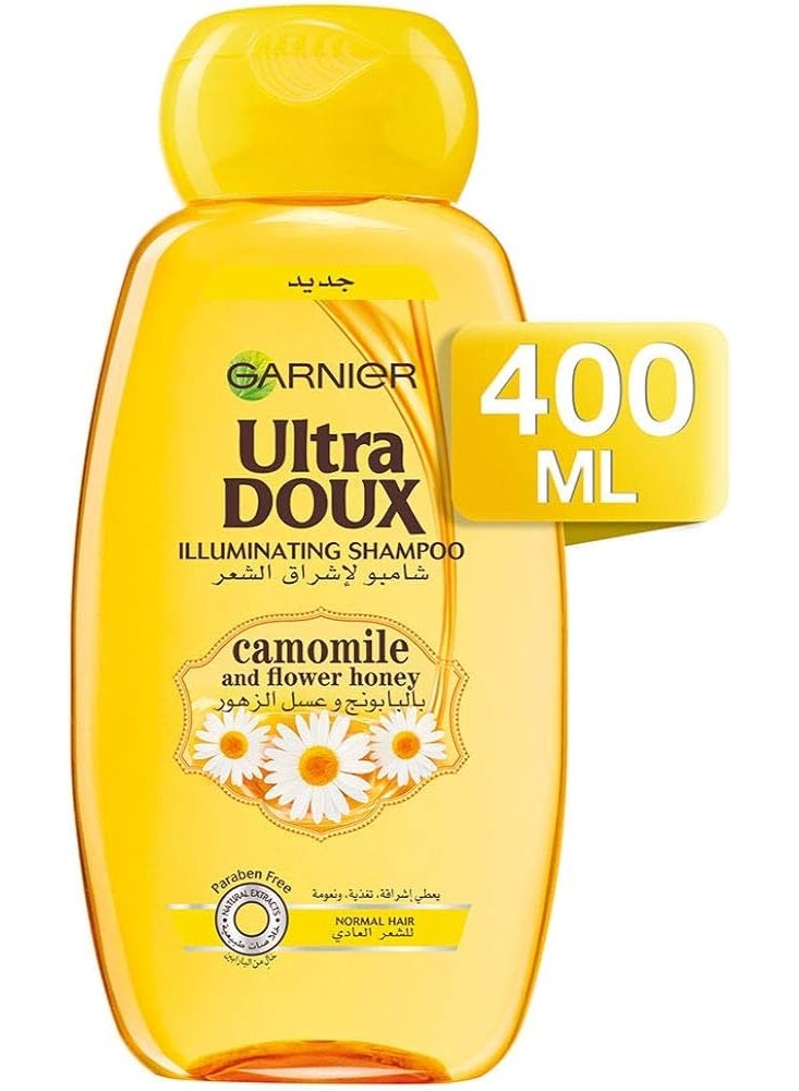 Ultra Doux ILLUMINATING Shampoo Camomile and flower honey 400ml